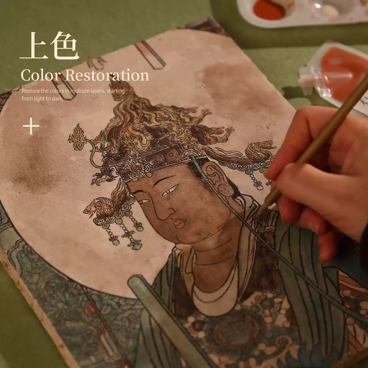 Fahai Temple Mural Art Restoration Collection | Beginner-Friendly